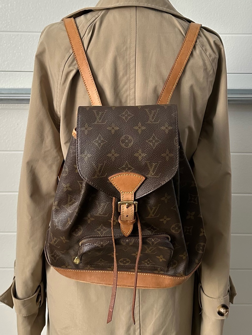 Louis Vuitton Montsouris MM Vintage Monogram Backpack